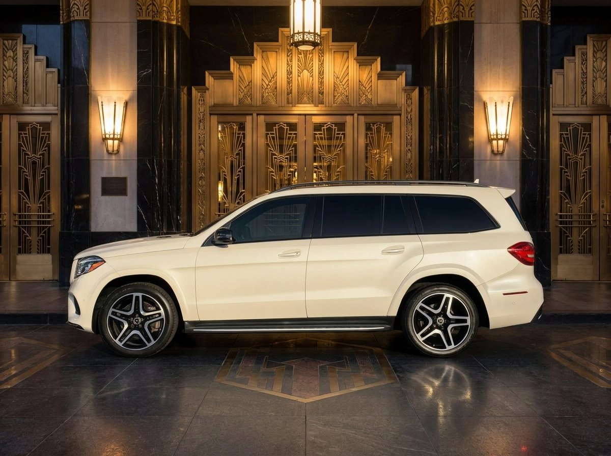 2018 Mercedes-Benz GLS GLS 550 4Matic in White over Black