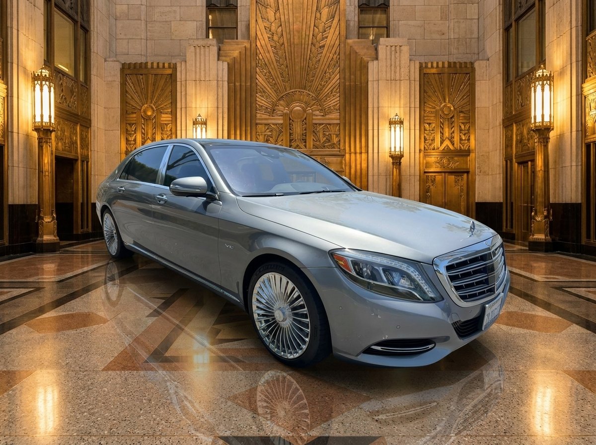2016 Mercedes-Maybach S 600 in Gray over Black