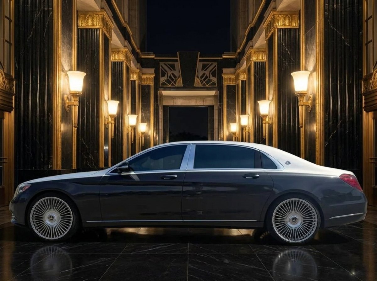 2016 Mercedes-Maybach S 600 in Black over White