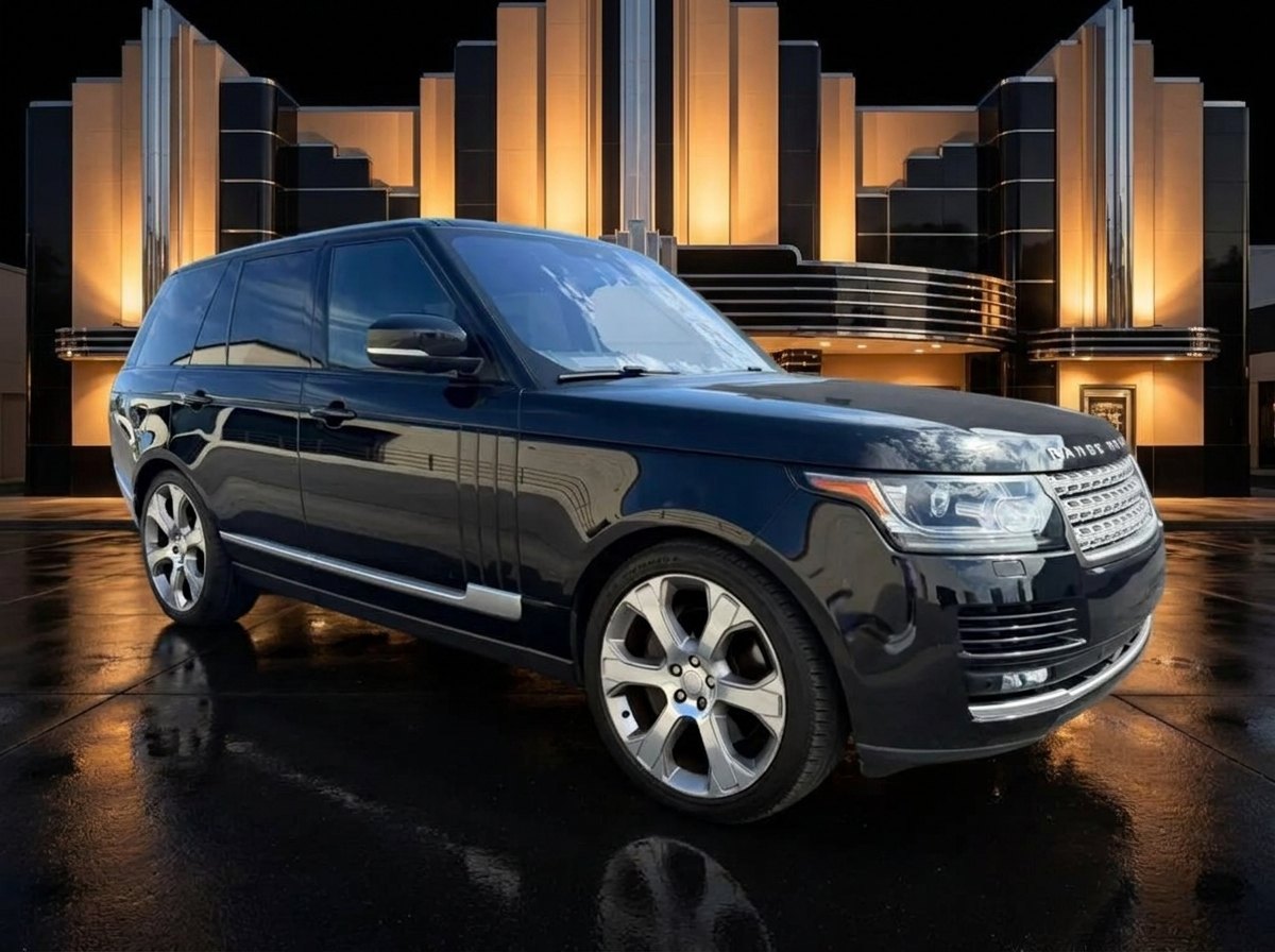 2017 Land Rover Range Rover Supercharged in Black over Black