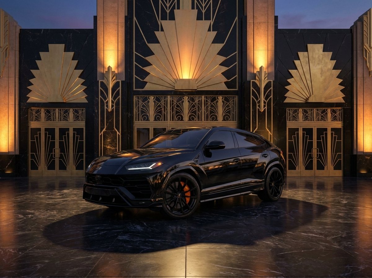 2022 Lamborghini Urus in Black over Black